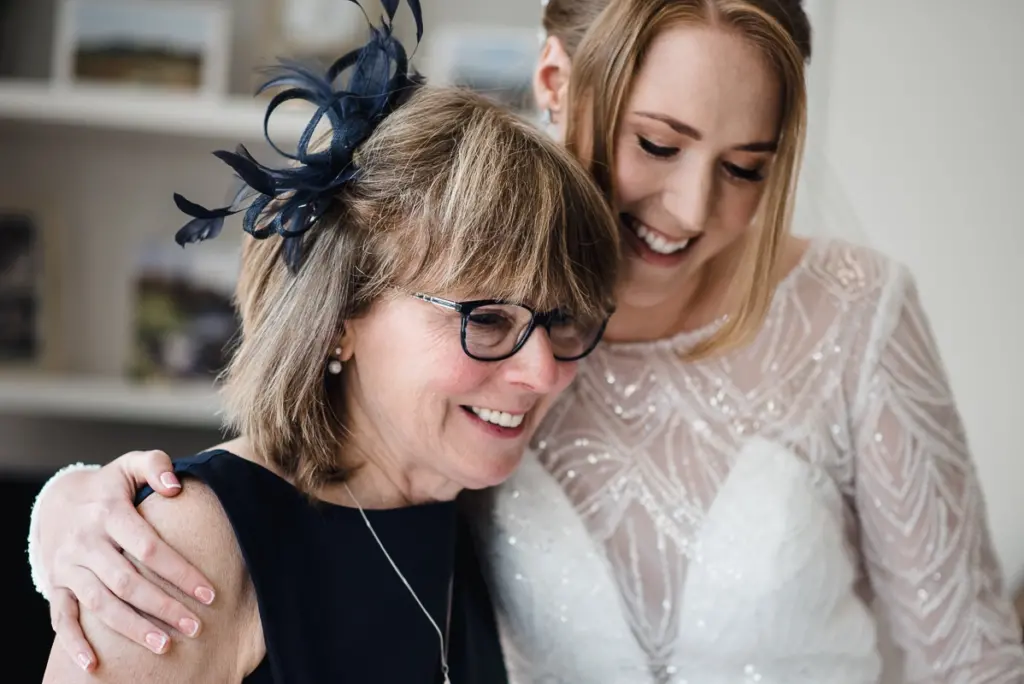 Bride and Mum